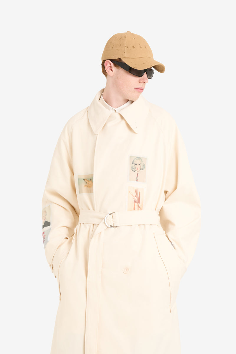 ETUDES STUDIO + ANDY WARHOL RIPSTOP COAT CREAM 3 ETUDES STUDIO + ANDY WARHOL RIPSTOP COAT CREAM 3
