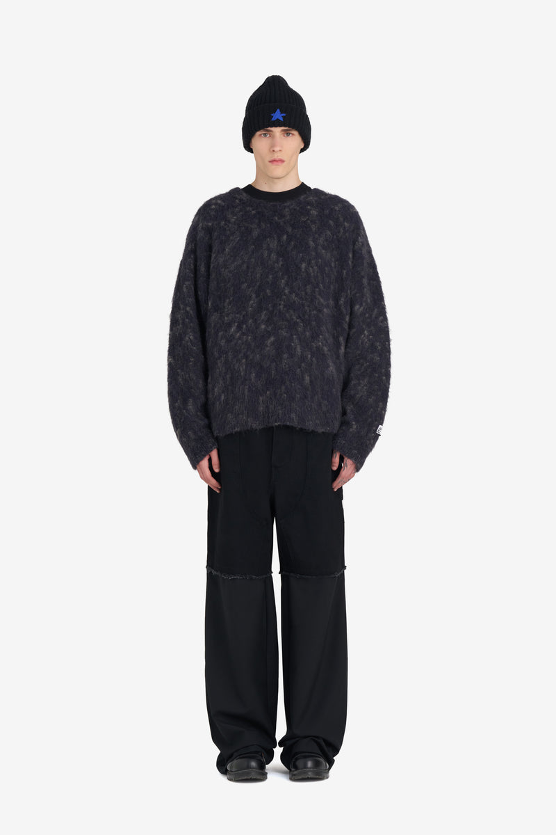 ETUDES STUDIO MOHAIR ROUND NECK NAVY 3 ETUDES STUDIO MOHAIR ROUND NECK NAVY 3