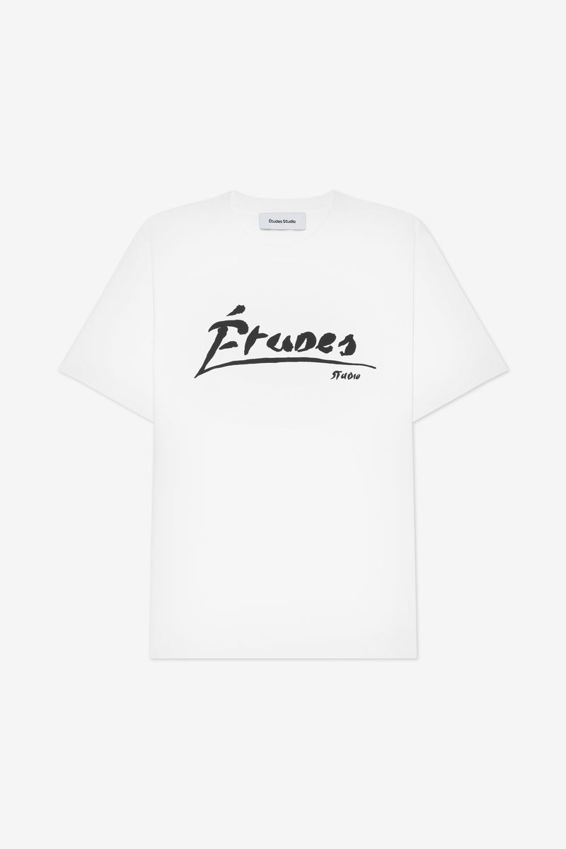 ETUDES STUDIO REGULAR T-SHIRT SIGNED WHITE 1 ETUDES STUDIO REGULAR T-SHIRT SIGNED WHITE 1
