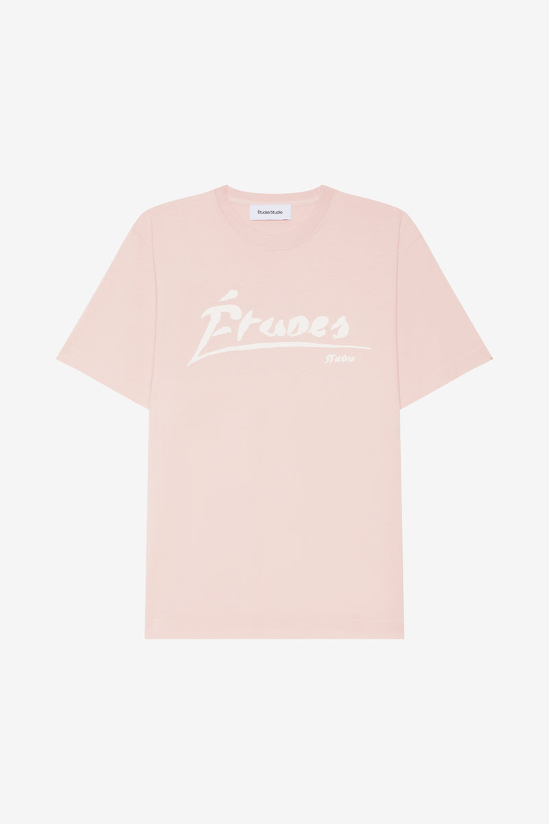 ETUDES STUDIO REGULAR T-SHIRT SIGNED PINK 1 ETUDES STUDIO REGULAR T-SHIRT SIGNED PINK 1