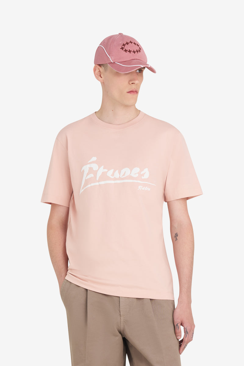 ETUDES STUDIO REGULAR T-SHIRT SIGNED PINK 2 ETUDES STUDIO REGULAR T-SHIRT SIGNED PINK 2