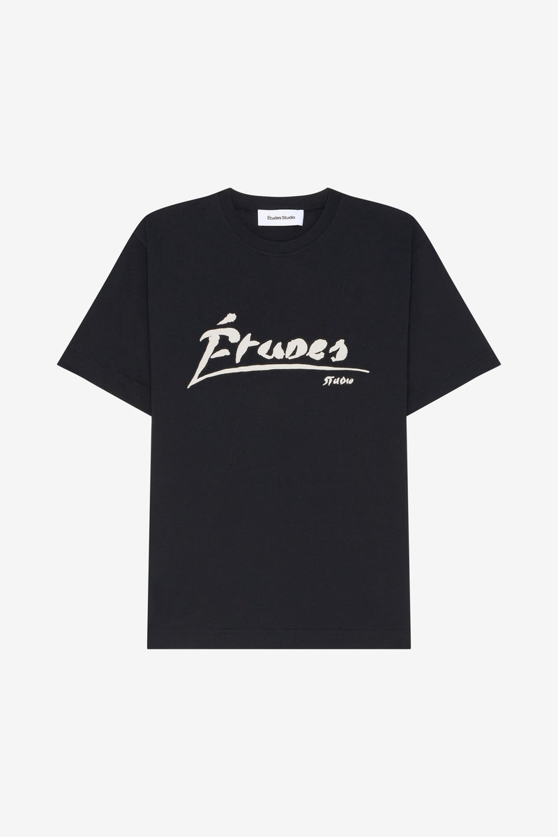 ETUDES STUDIO REGULAR T-SHIRT SIGNED BLACK 1 ETUDES STUDIO REGULAR T-SHIRT SIGNED BLACK 1