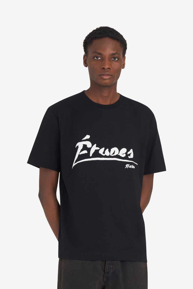 ETUDES STUDIO REGULAR T-SHIRT SIGNED BLACK 2 ETUDES STUDIO REGULAR T-SHIRT SIGNED BLACK 2