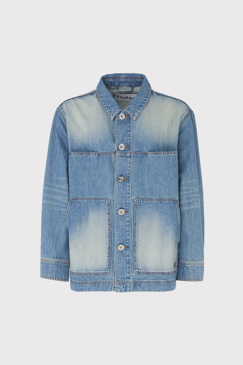 Études HOPPER DENIM STONE BLUE jacket 1 Études HOPPER DENIM STONE BLUE jacket 1