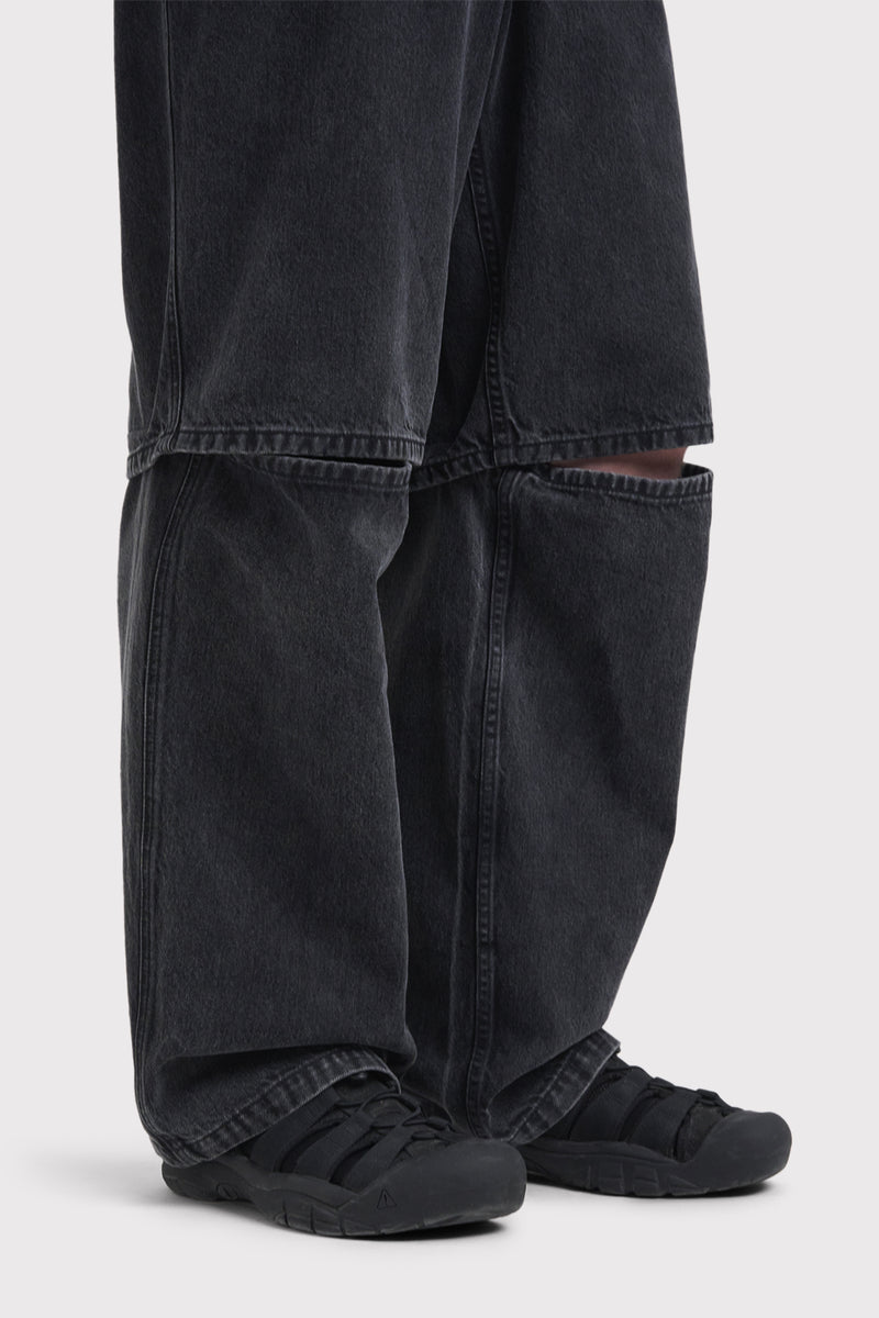 ÉTUDES NOCTURNE DENIM WASHED BLACK TROUSERS 5 ÉTUDES NOCTURNE DENIM WASHED BLACK TROUSERS 5