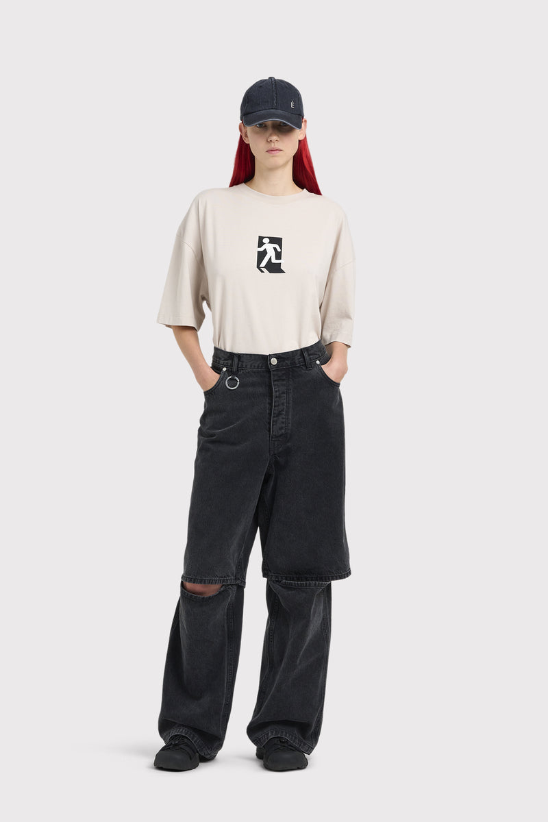 ÉTUDES NOCTURNE DENIM WASHED BLACK TROUSERS 7 ÉTUDES NOCTURNE DENIM WASHED BLACK TROUSERS 7