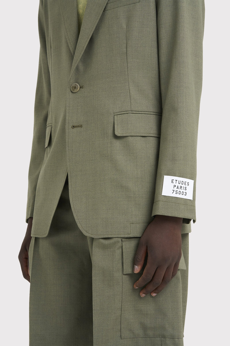 ÉTUDES PLANE SUITING LIGHT GREEN OUTERWEAR 6 ÉTUDES PLANE SUITING LIGHT GREEN OUTERWEAR 6