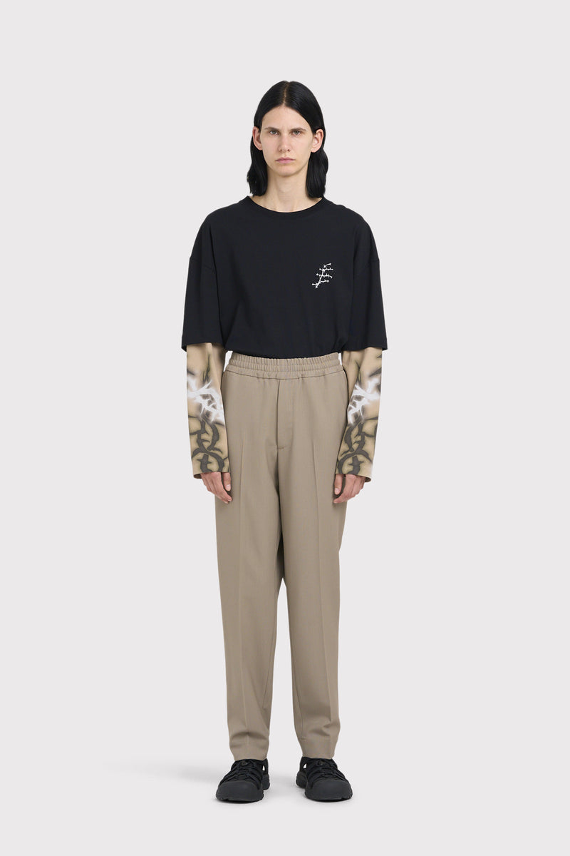 ÉTUDES ROMANCE SUITING SAND TROUSERS 3 ÉTUDES ROMANCE SUITING SAND TROUSERS 3