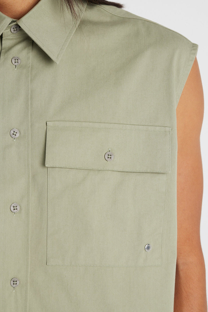ÉTUDES STRINGER POPLIN MUD SHIRTS 6 ÉTUDES STRINGER POPLIN MUD SHIRTS 6