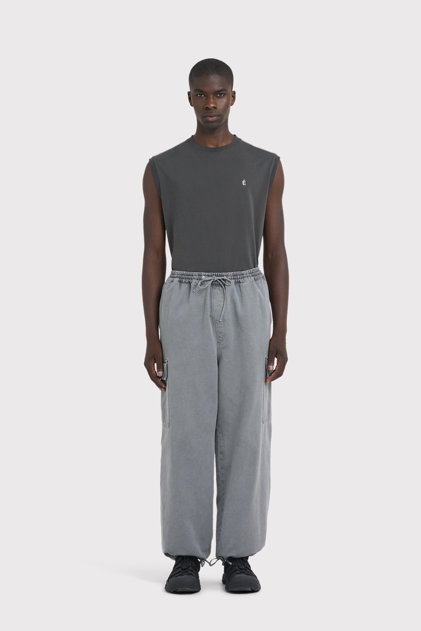 ÉTUDES FORUM TWILL DYED PEWTER TROUSERS 3