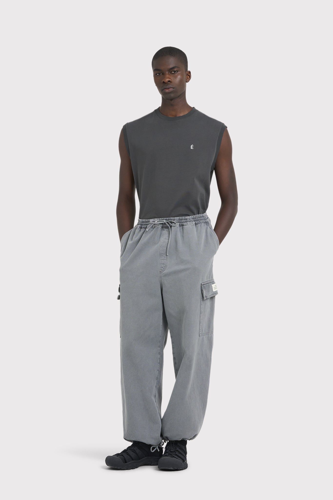 ÉTUDES FORUM TWILL DYED PEWTER TROUSERS 6
