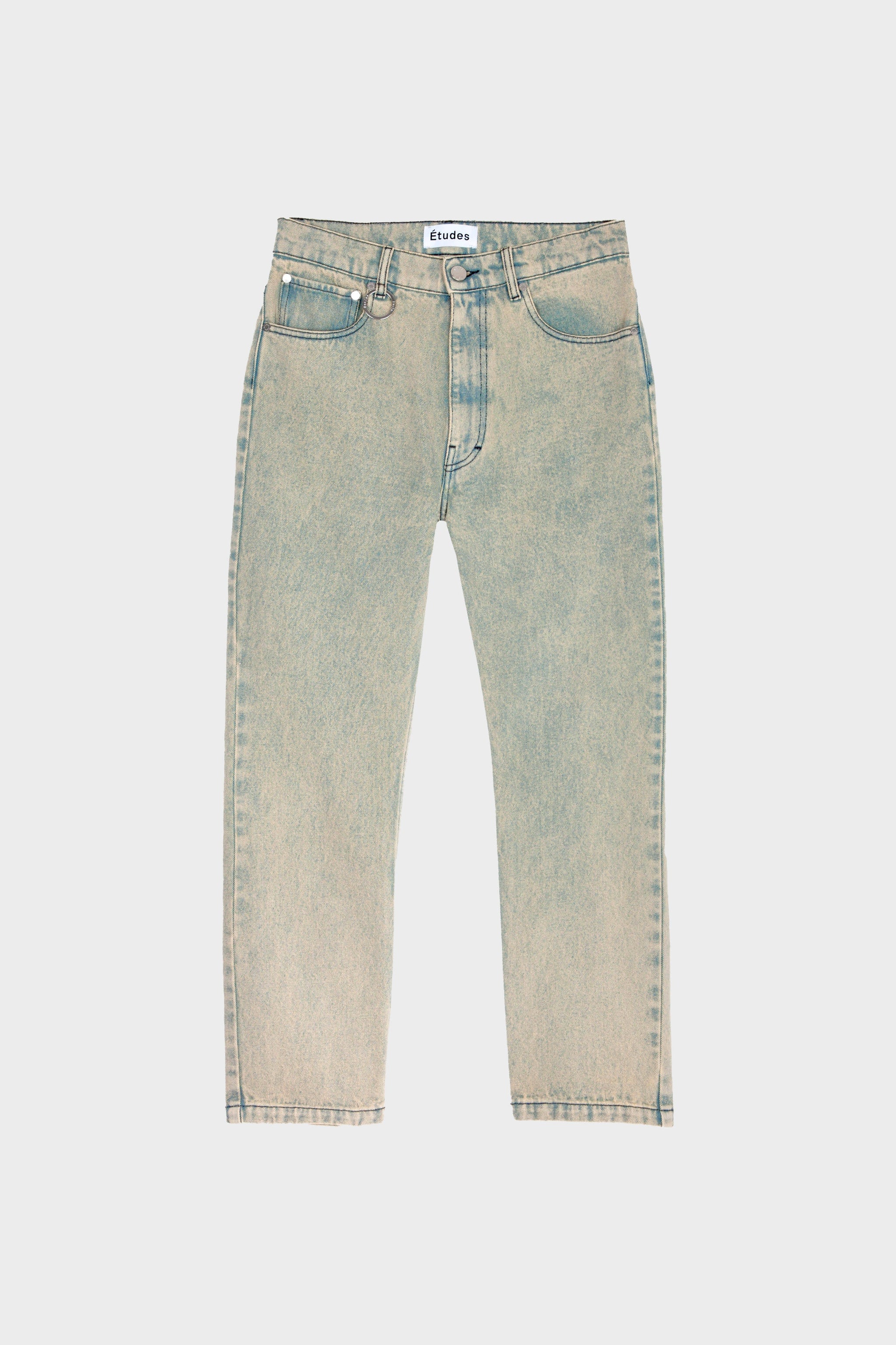 ÉTUDES RELIC DENIM OVERDYED YELLOW TROUSERS 2